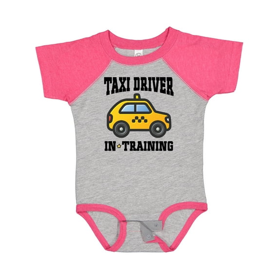 Inktastic Taxi Driver in Training Boys or Girls Baby Bodysuit