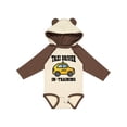 thumbnail image 1 of Inktastic Taxi Driver in Training Boys or Girls Long Sleeve Baby Bodysuit, 1 of 5