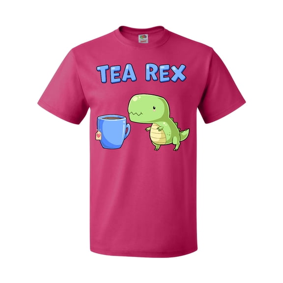Inktastic Tea Rex Cute Green Dinosaur Pun T-Shirt