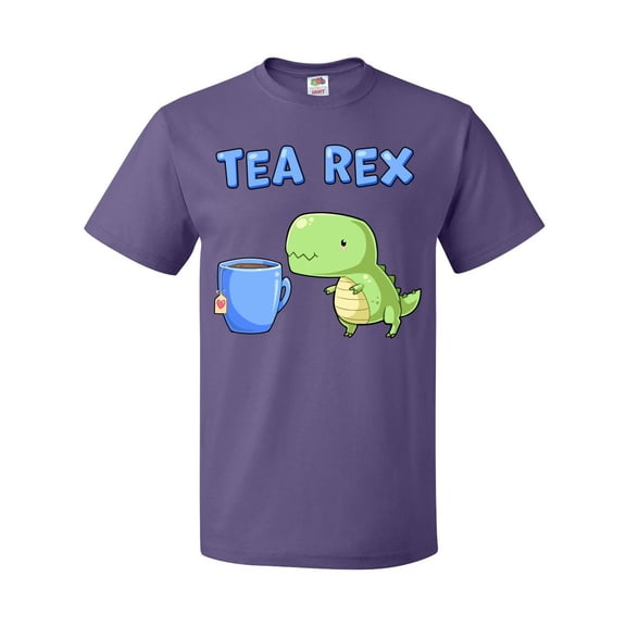 Inktastic Tea Rex Cute Green Dinosaur Pun T-Shirt