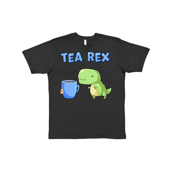 Inktastic Tea Rex Cute Green Dinosaur Pun T-Shirt