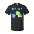 thumbnail image 1 of Inktastic Tea Rex Cute Green Dinosaur Pun T-Shirt, 1 of 5