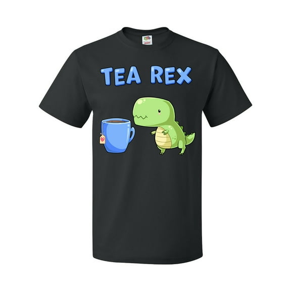Inktastic Tea Rex Cute Green Dinosaur Pun T-Shirt