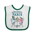 thumbnail image 1 of Inktastic Tea Time In Paris-Colorful French Poodles Boys or Girls Baby Bib, 1 of 4