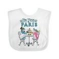 thumbnail image 1 of Inktastic Tea Time In Paris-Colorful French Poodles Boys or Girls Baby Bib, 1 of 4
