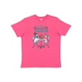 thumbnail image 1 of Inktastic Tea Time In Paris-Colorful French Poodles Youth T-Shirt, 1 of 5