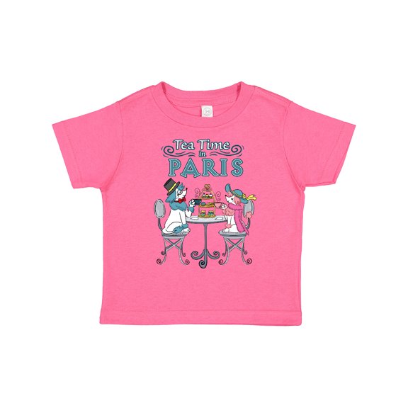 Inktastic Tea Time in Paris-colorful French Poodles Boys or Girls Toddler T-Shirt