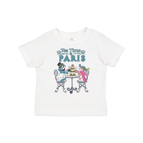 Inktastic Tea Time in Paris-colorful French Poodles Boys or Girls Toddler T-Shirt