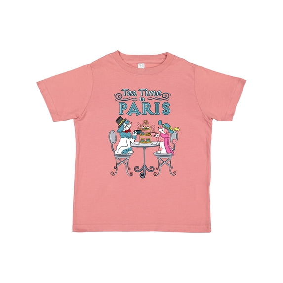 Inktastic Tea Time in Paris-colorful French Poodles Boys or Girls Toddler T-Shirt