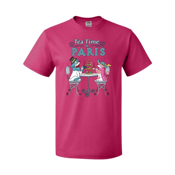 Inktastic Tea Time in Paris-colorful French Poodles T-Shirt