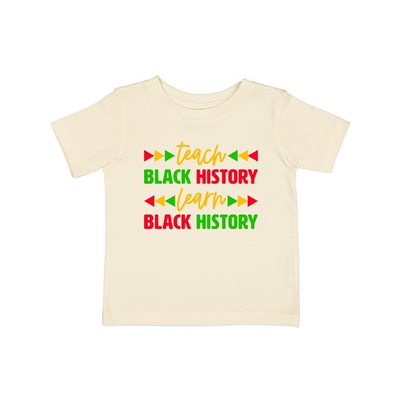 Inktastic Teach Black History, Learn Black History Boys or Girls Baby T-Shirt