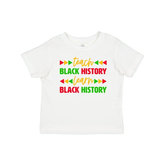 Inktastic Teach Black History, Learn Black History Boys or Girls Baby T-Shirt