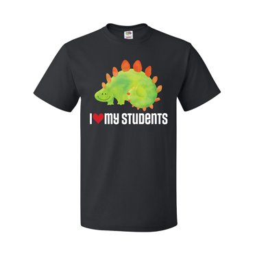 Inktastic Teacher Back to School Dinosaur T-Shirt