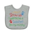 thumbnail image 1 of Inktastic Teacher Like Mommy Boys or Girls Baby Bib, 1 of 4