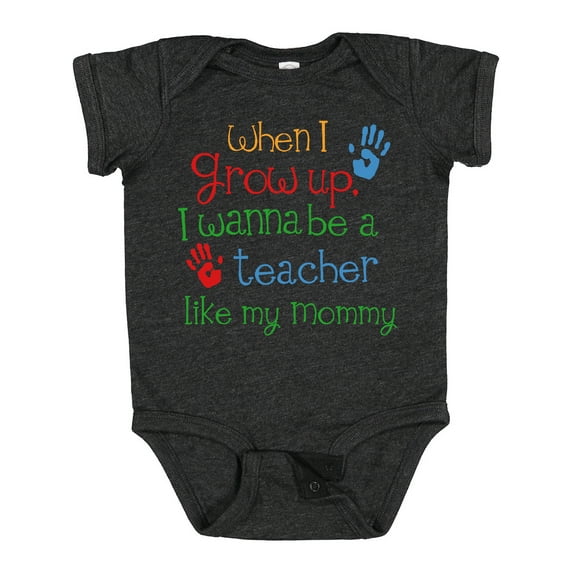 Inktastic Teacher Like Mommy Boys or Girls Baby Bodysuit