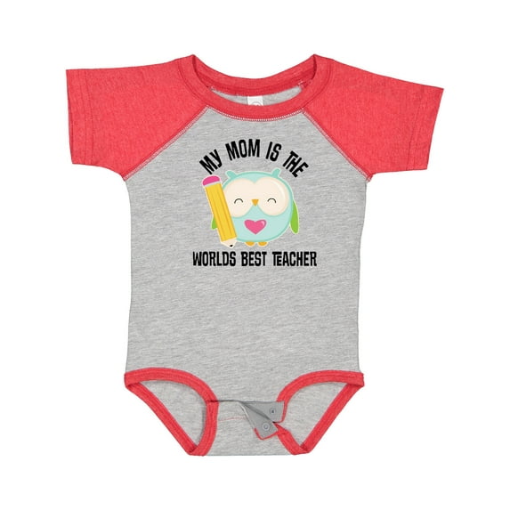 Inktastic Teacher Mom School Owl Girls Baby Bodysuit