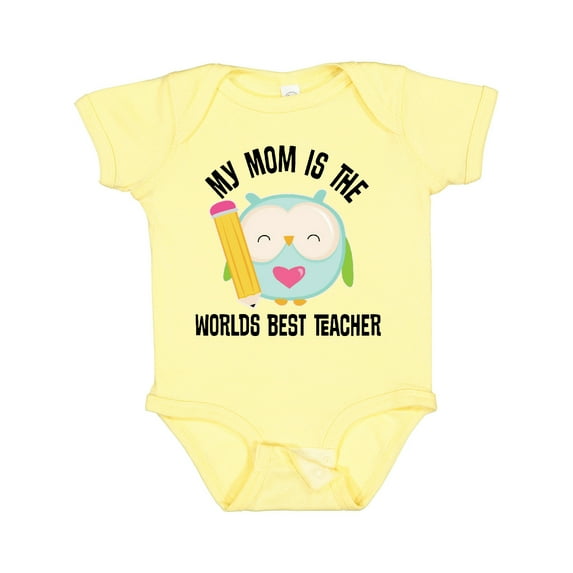 Inktastic Teacher Mom School Owl Girls Baby Bodysuit