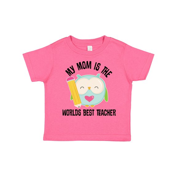 Inktastic Teacher Mom School Owl Girls Toddler T-Shirt