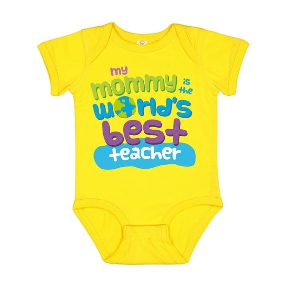 Inktastic Teacher Mommy Boys or Girls Baby Bodysuit