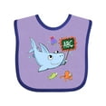 thumbnail image 1 of Inktastic Teacher Shark with School of Fish Boys or Girls Baby Bib, 1 of 4