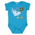 thumbnail image 1 of Inktastic Teacher Shark with School of Fish Boys or Girls Baby Bodysuit, 1 of 5