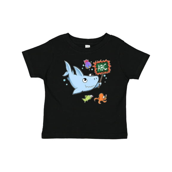 Inktastic Teacher Shark with School of Fish Boys or Girls Baby T-Shirt