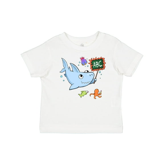 Inktastic Teacher Shark with School of Fish Boys or Girls Baby T-Shirt