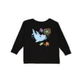 thumbnail image 1 of Inktastic Teacher Shark with School of Fish Boys or Girls Long Sleeve Toddler T-Shirt, 1 of 5