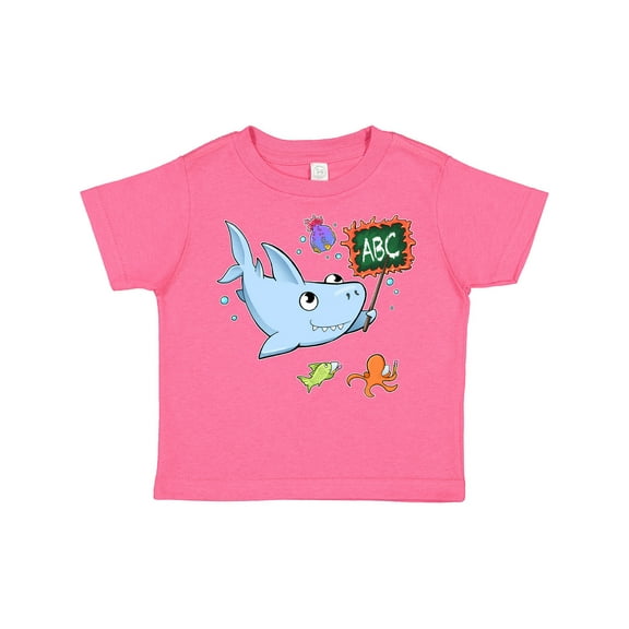 Inktastic Teacher Shark with School of Fish Boys or Girls Toddler T-Shirt