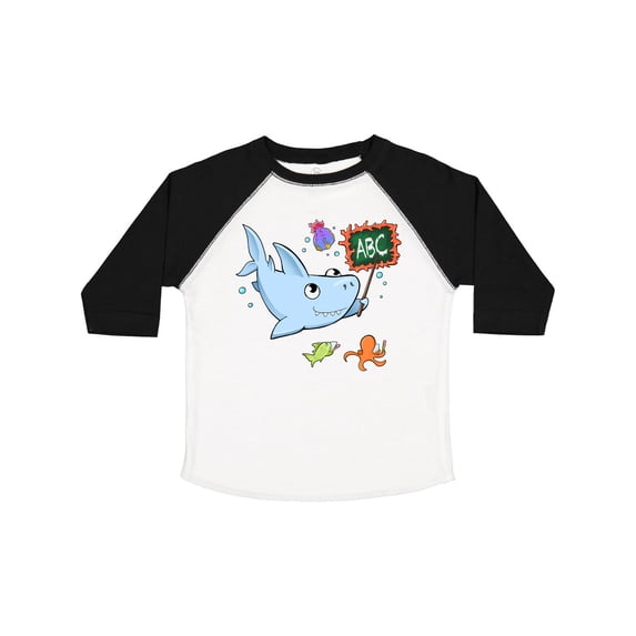 Inktastic Teacher Shark with School of Fish Boys or Girls Toddler T-Shirt