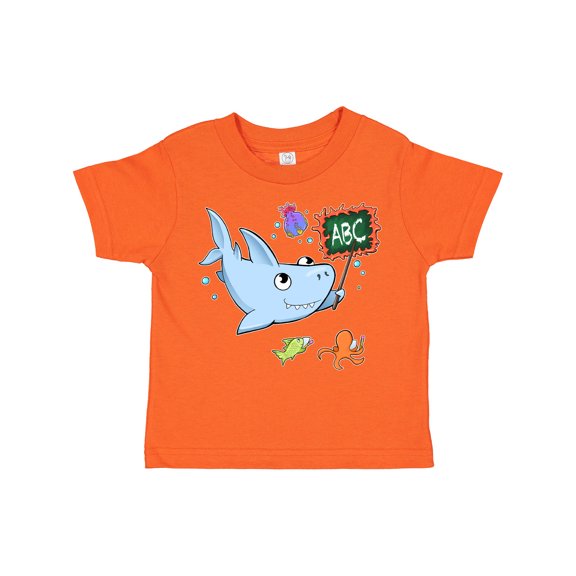 Inktastic Teacher Shark with School of Fish Boys or Girls Toddler T-Shirt