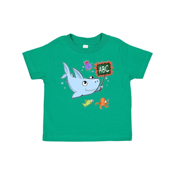 Inktastic Teacher Shark with School of Fish Boys or Girls Toddler T-Shirt