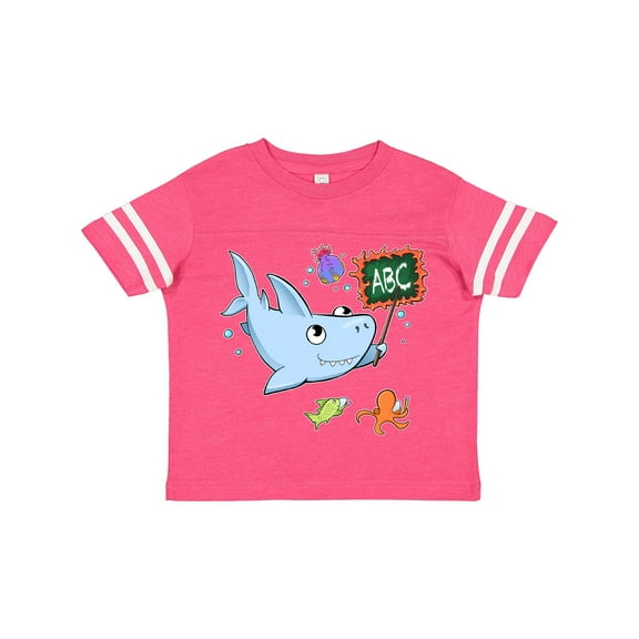 Inktastic Teacher Shark with School of Fish Boys or Girls Toddler T-Shirt