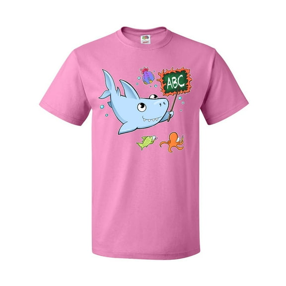 Inktastic Teacher Shark with School of Fish T-Shirt