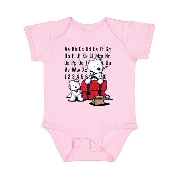 Inktastic Teachers Pet Westies Boys or Girls Baby Bodysuit