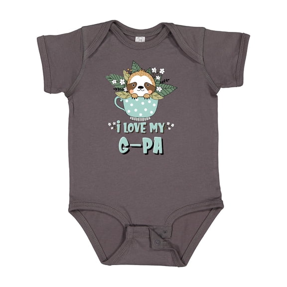 Inktastic Teacup Raccoon I Love My G-Pa Boys or Girls Baby Bodysuit