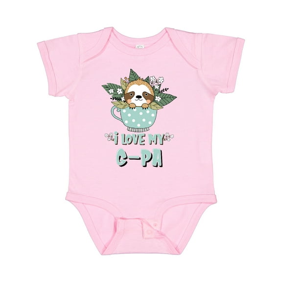Inktastic Teacup Raccoon I Love My G-Pa Boys or Girls Baby Bodysuit