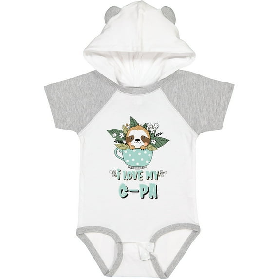 Inktastic Teacup Raccoon I Love My G-Pa Boys or Girls Baby Bodysuit