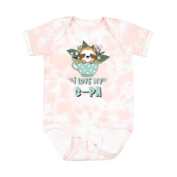 Inktastic Teacup Raccoon I Love My G-pa Boys or Girls Baby Bodysuit