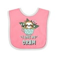 thumbnail image 1 of Inktastic Teacup Raccoon I Love My Gram Boys or Girls Baby Bib, 1 of 4