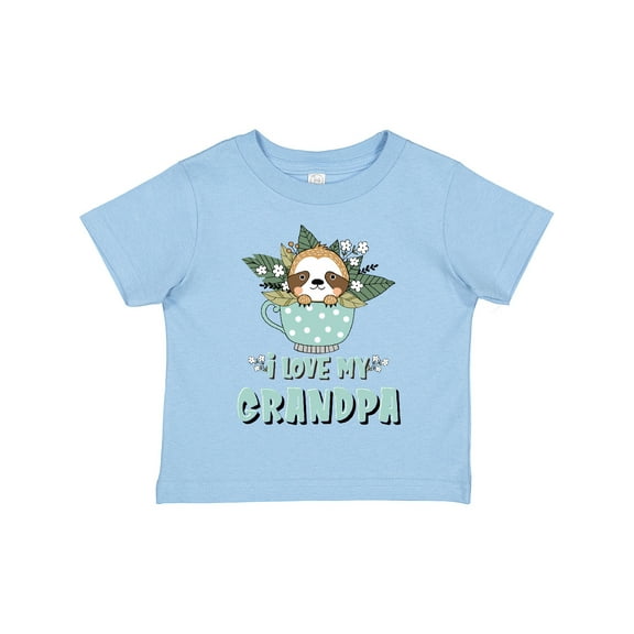 Inktastic Teacup Raccoon I Love My Grandpa Boys or Girls Toddler T-Shirt