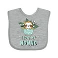 thumbnail image 1 of Inktastic Teacup Raccoon I Love My Nonno Boys or Girls Baby Bib, 1 of 4