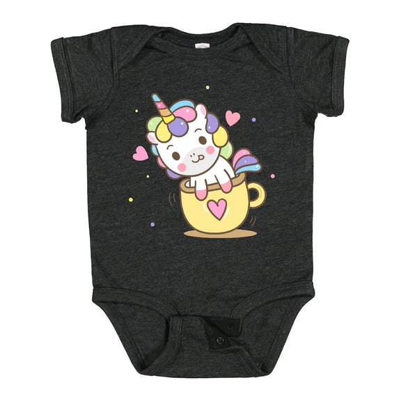 Inktastic Teacup Unicorn Boys or Girls Baby Bodysuit