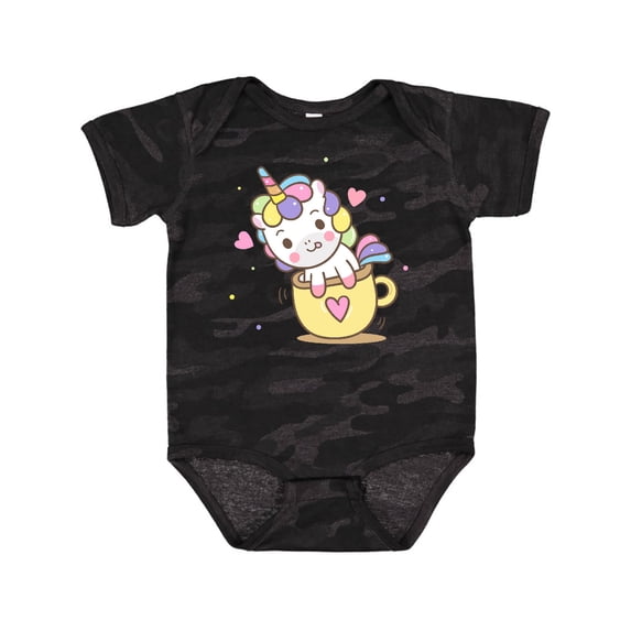 Inktastic Teacup Unicorn Boys or Girls Baby Bodysuit