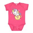 thumbnail image 1 of Inktastic Teacup Unicorn Boys or Girls Baby Bodysuit, 1 of 5