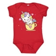 thumbnail image 1 of Inktastic Teacup Unicorn Boys or Girls Baby Bodysuit, 1 of 5