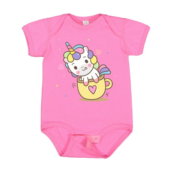 Inktastic Teacup Unicorn Boys or Girls Baby Bodysuit