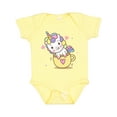 thumbnail image 1 of Inktastic Teacup Unicorn Boys or Girls Baby Bodysuit, 1 of 5