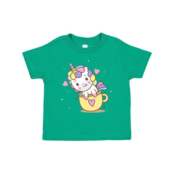 Inktastic Teacup Unicorn Boys or Girls Toddler T-Shirt