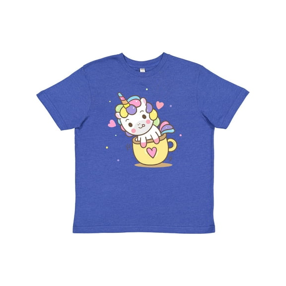 Inktastic Teacup Unicorn Youth T-Shirt